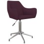 Sillas de comedor giratorias 4 unidades tela morada de vidaXL, Sillas de comedor - Ref: Foro24-3090311, Precio: 287,45 €, Des...