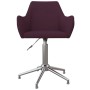 Sillas de comedor giratorias 4 unidades tela morada de vidaXL, Sillas de comedor - Ref: Foro24-3090311, Precio: 287,45 €, Des...