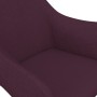 Sillas de comedor giratorias 4 unidades tela morada de vidaXL, Sillas de comedor - Ref: Foro24-3090311, Precio: 287,45 €, Des...