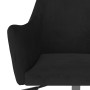 Sillas de comedor giratorias 2 uds terciopelo negro de vidaXL, Sillas de comedor - Ref: Foro24-330991, Precio: 173,99 €, Desc...