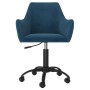 Sillas de comedor giratorias 2 uds terciopelo azul de vidaXL, Sillas de comedor - Ref: Foro24-330984, Precio: 168,36 €, Descu...