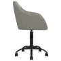 4pcs Light Gray Velvet Swivel Dining Chairs by vidaXL, dining chairs - Ref: Foro24-3089810, Price: 252,64 €, Discount: %