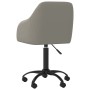 Swivel dining chairs 6 units light gray velvet by vidaXL, dining chairs - Ref: Foro24-3089821, Price: 378,04 €, Discount: %