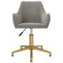 Swivel dining chair 6 pcs light gray velvet by vidaXL, dining chairs - Ref: Foro24-3092622, Price: 431,98 €, Discount: %