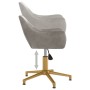 Swivel dining chair 6 pcs light gray velvet by vidaXL, dining chairs - Ref: Foro24-3092622, Price: 431,98 €, Discount: %