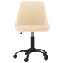 Swivel dining chairs 6 units cream velvet by vidaXL, dining chairs - Ref: Foro24-3089991, Price: 377,52 €, Discount: %