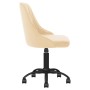 Swivel dining chairs 6 units cream velvet by vidaXL, dining chairs - Ref: Foro24-3089991, Price: 377,52 €, Discount: %