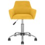 Swivel dining chairs 4 units yellow velvet by vidaXL, dining chairs - Ref: Foro24-3092683, Price: 230,99 €, Discount: %