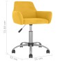 Swivel dining chairs 4 units yellow velvet by vidaXL, dining chairs - Ref: Foro24-3092683, Price: 230,99 €, Discount: %