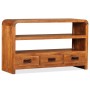 Solid acacia wood TV cabinet 90x30x55 cm by vidaXL, TV Furniture - Ref: Foro24-244681, Price: 264,99 €, Discount: %