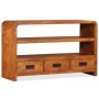 Solid acacia wood TV cabinet 90x30x55 cm by vidaXL, TV Furniture - Ref: Foro24-244681, Price: 264,99 €, Discount: %