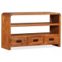 Solid acacia wood TV cabinet 90x30x55 cm by vidaXL, TV Furniture - Ref: Foro24-244681, Price: 264,99 €, Discount: %