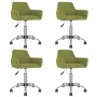 Swivel dining chairs 4 units light green velvet by vidaXL, dining chairs - Ref: Foro24-3092679, Price: 241,77 €, Discount: %