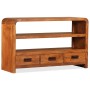 Solid acacia wood TV cabinet 90x30x55 cm by vidaXL, TV Furniture - Ref: Foro24-244681, Price: 264,99 €, Discount: %