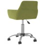 Swivel dining chairs 4 units light green velvet by vidaXL, dining chairs - Ref: Foro24-3092679, Price: 241,77 €, Discount: %