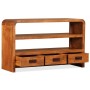 Solid acacia wood TV cabinet 90x30x55 cm by vidaXL, TV Furniture - Ref: Foro24-244681, Price: 264,99 €, Discount: %