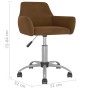 Swivel dining chairs 4 units brown velvet by vidaXL, dining chairs - Ref: Foro24-3092684, Price: 230,13 €, Discount: %