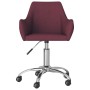 Swivel dining chairs 6 units purple fabric by vidaXL, dining chairs - Ref: Foro24-3090287, Price: 411,81 €, Discount: %