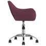 Swivel dining chairs 6 units purple fabric by vidaXL, dining chairs - Ref: Foro24-3090287, Price: 411,81 €, Discount: %