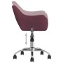 Swivel dining chairs 6 units purple fabric by vidaXL, dining chairs - Ref: Foro24-3090287, Price: 411,81 €, Discount: %