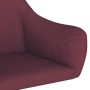 Swivel dining chairs 6 units purple fabric by vidaXL, dining chairs - Ref: Foro24-3090287, Price: 411,81 €, Discount: %