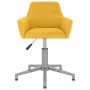 Sillas de comedor giratorias 2 uds terciopelo amarillo de vidaXL, Sillas de comedor - Ref: Foro24-331103, Precio: 120,99 €, D...