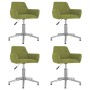 Swivel dining chairs 4 units light green velvet by vidaXL, dining chairs - Ref: Foro24-3092712, Price: 237,98 €, Discount: %