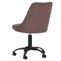 Silla de comedor giratoria tela marrón de vidaXL, Sillas de comedor - Ref: Foro24-330870, Precio: 65,82 €, Descuento: %