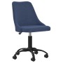 Sillas de comedor giratorias 4 unidades tela azul de vidaXL, Sillas de comedor - Ref: Foro24-3090176, Precio: 242,94 €, Descu...