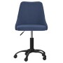 Sillas de comedor giratorias 4 unidades tela azul de vidaXL, Sillas de comedor - Ref: Foro24-3090176, Precio: 242,94 €, Descu...