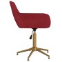 Swivel dining chairs 4 units red velvet by vidaXL, dining chairs - Ref: Foro24-3092769, Price: 261,99 €, Discount: %