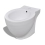 High-quality white ceramic round floor bidet by vidaXL, Bidets - Ref: Foro24-140665, Price: 131,14 €, Discount: %