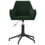 Swivel dining chairs 2 units dark green velvet by vidaXL, dining chairs - Ref: Foro24-331009, Price: 167,99 €, Discount: %