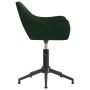 Swivel dining chairs 2 units dark green velvet by vidaXL, dining chairs - Ref: Foro24-331009, Price: 167,99 €, Discount: %