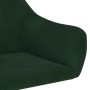 Swivel dining chairs 2 units dark green velvet by vidaXL, dining chairs - Ref: Foro24-331009, Price: 167,99 €, Discount: %