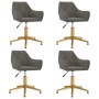 Swivel dining chairs 4 units dark gray velvet by vidaXL, dining chairs - Ref: Foro24-3092612, Price: 290,99 €, Discount: %