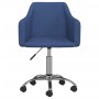 Sillas de comedor giratorias 2 unidades tela azul de vidaXL, Sillas de comedor - Ref: Foro24-331179, Precio: 124,53 €, Descue...