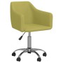 Swivel dining chairs 2 units green fabric by vidaXL, dining chairs - Ref: Foro24-331180, Price: 122,39 €, Discount: %