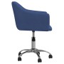 Sillas de comedor giratorias 2 unidades tela azul de vidaXL, Sillas de comedor - Ref: Foro24-331179, Precio: 124,53 €, Descue...