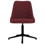 Sillas de comedor giratorias 2 uds tela rojo vino tinto de vidaXL, Sillas de comedor - Ref: Foro24-330911, Precio: 122,99 €, ...