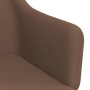 Swivel dining chairs 6 units brown fabric by vidaXL, dining chairs - Ref: Foro24-3092834, Price: 358,45 €, Discount: %