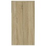 Mesa consola madera contrachapada roble Sonoma 100x39x75 cm