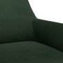 Sillas de comedor giratorias 2 unidades terciopelo verde oscuro de vidaXL, Sillas de comedor - Ref: Foro24-331076, Precio: 11...