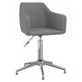 Swivel dining chairs 2 units light gray fabric by vidaXL, dining chairs - Ref: Foro24-331197, Price: 124,47 €, Discount: %