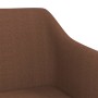 Swivel dining chairs 4 units brown fabric by vidaXL, dining chairs - Ref: Foro24-3092858, Price: 256,01 €, Discount: %