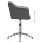 Swivel dining chairs 4 units dark gray fabric by vidaXL, dining chairs - Ref: Foro24-3092855, Price: 247,99 €, Discount: %