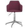 Sillas de comedor giratorias 2 unidades tela morado de vidaXL, Sillas de comedor - Ref: Foro24-331208, Precio: 124,87 €, Desc...