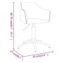 Swivel dining chairs 4 units purple fabric by vidaXL, dining chairs - Ref: Foro24-3092865, Price: 243,75 €, Discount: %