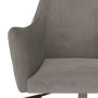 Swivel dining chairs 2 units light gray velvet by vidaXL, dining chairs - Ref: Foro24-330985, Price: 135,94 €, Discount: %