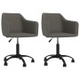 Swivel dining chairs 2 units dark gray velvet by vidaXL, dining chairs - Ref: Foro24-331222, Price: 122,15 €, Discount: %